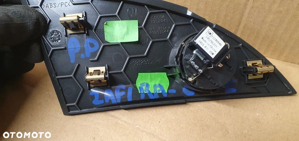 Głośnik wysokotonowy osłona konsoli prawy przód Opel Zafira C 13240946 - 8