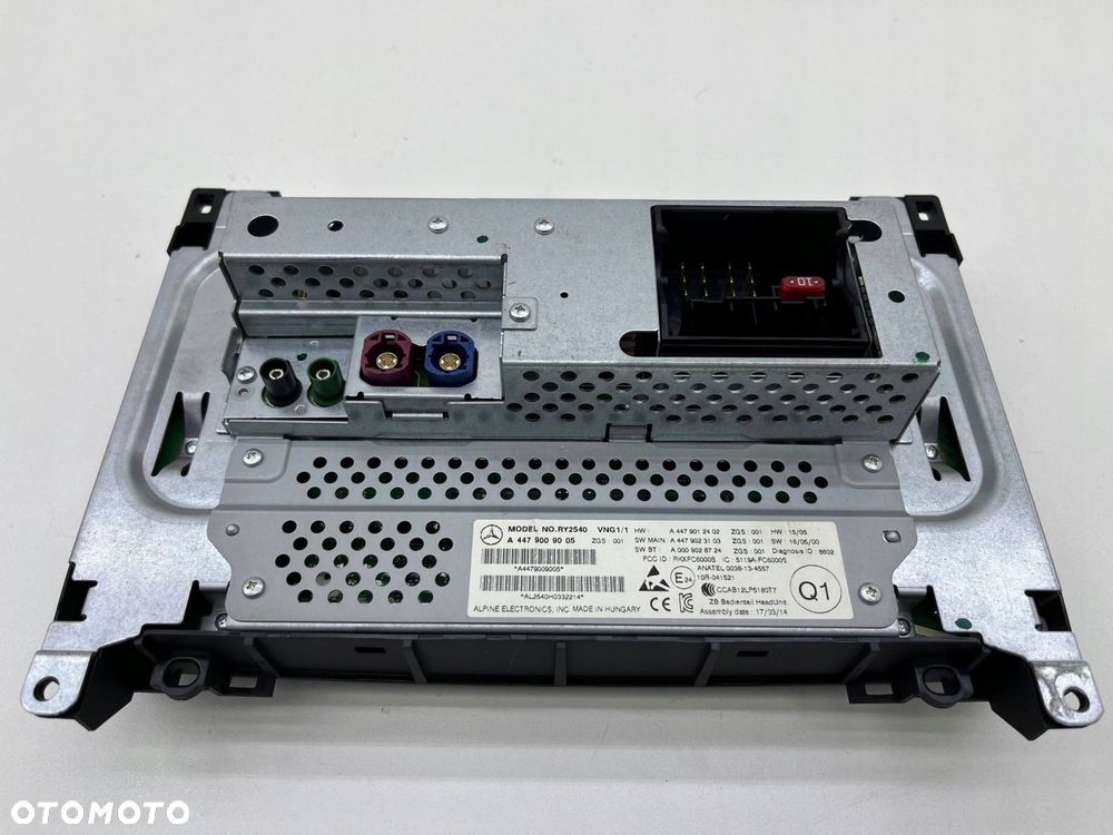 MERCEDES W447 RADIO NAWIGACJA CZYTNIK A4479009005 - 6