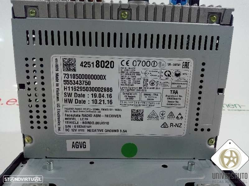 SISTEMA AUDIO / RADIO CD OPEL CORSA E 2017 - 1