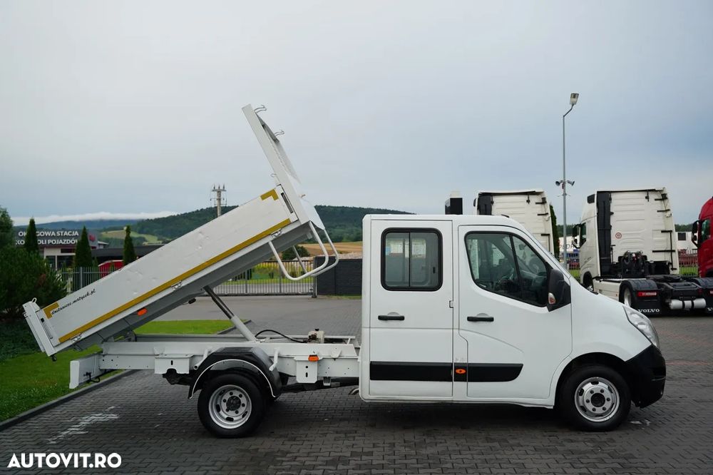 Renault MASTER / DCI 150 / BASCULATOR / CAMION CU TRACȚIE MIXĂ 7 LOCURI / MANUAL / DOUĂ RULOURI - 9
