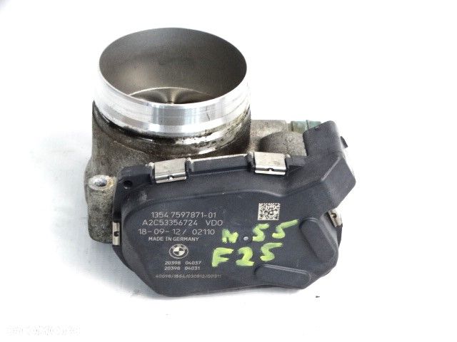 BMW X5 E70  X6 E71  X1 E84  3 E90  7 F01 6 F06   N55  Przepustnica  13547597871 7597871 13547582926 7582926 A2C53356724  VDO  316d 316i 318d 318i 320i 320d  323i 325d 325i 328i 330d 330i 335i 335d 730d 740d 750i 760i 730i 740i - 7