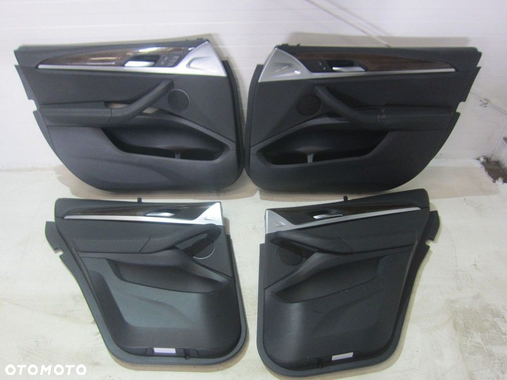 BMW X3 G01 FOTELE KANAPA BOCZKI SKÓRA WNĘTRZE CZARNE K8SW IMITATION LEATHER - 16