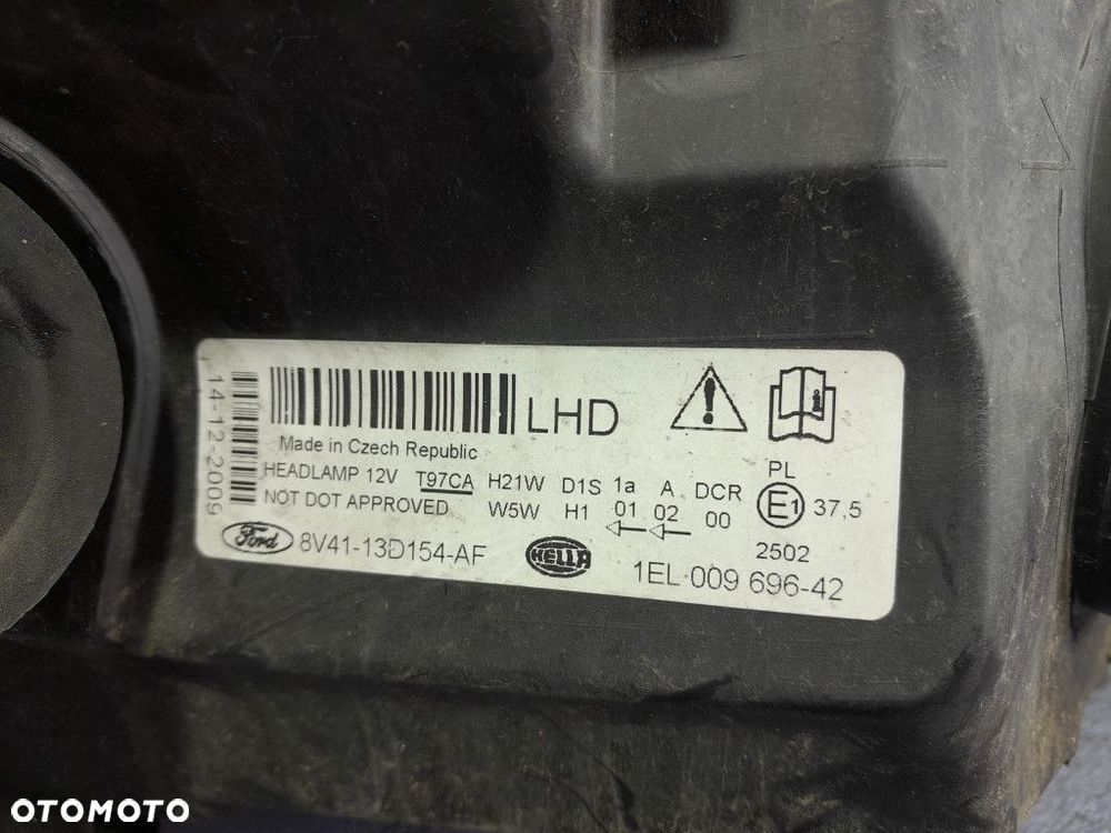 FORD KUGA MK1 REFLEKTOR LAMPA PRZÓD PRAWY XENON EU 8V41-13D154-AF - 11