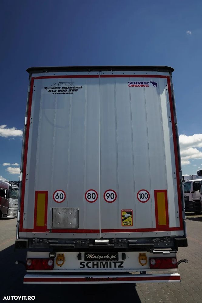 Schmitz Cargobull CORTINĂ / AXĂ RIDICATĂ / ACOPERIȘ RIDICAT / CONTENIER PENTRU PALEȚI - 12