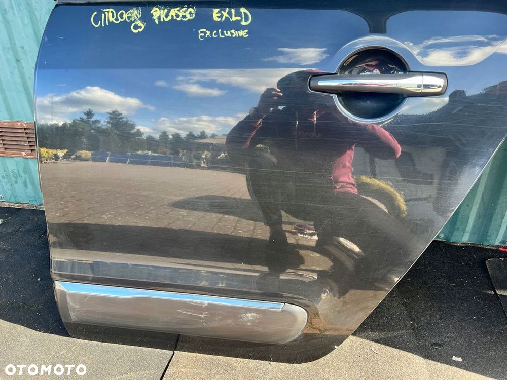 Drzwi TYLNE LEWE lewy tył CITROEN C3 PICASSO Exclusive roleta EXLD - 8