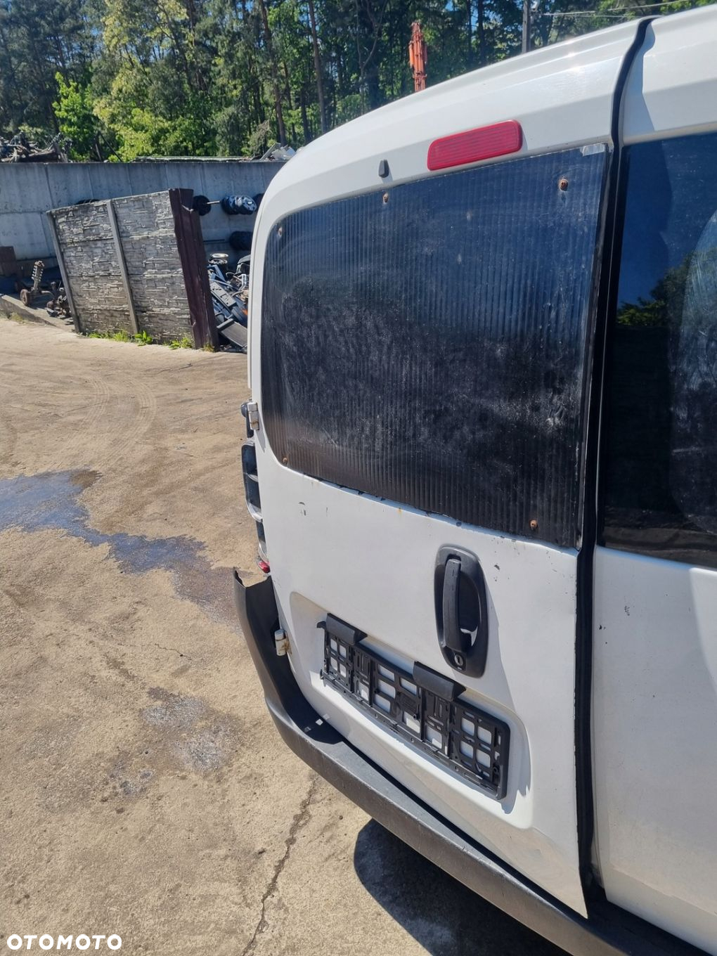 PEUGEOT BIPPER 07-17 2009 r DRZWI LEWY TYŁ LEWE TYLNE KLAPY FURTKI BIAŁE EU * - 3
