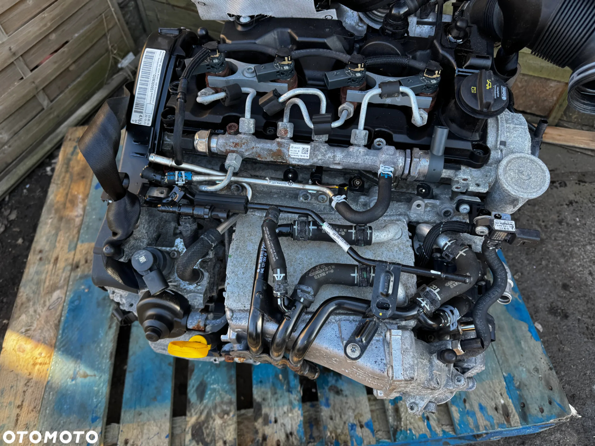silnik cun 2.0 tdi octavia vrs golf gtd kompletny 107 tys - 3