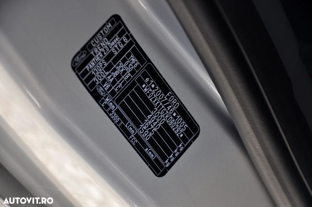Ford Transit Custom DCIV 320 2.0 EcoBlue 130 CP L2H1 Trend - 28