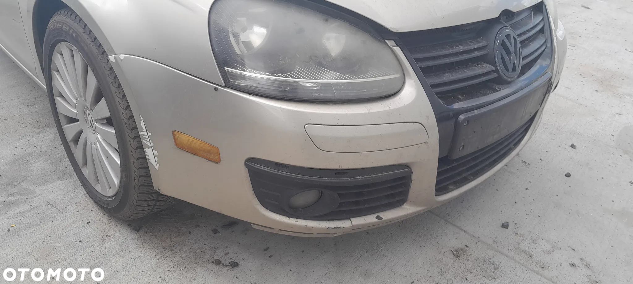 VW JETTA V ZDERZAK PRZEDNIA PRZÓD KOMPLETNY USA LD1W nr. 5/5 - 5