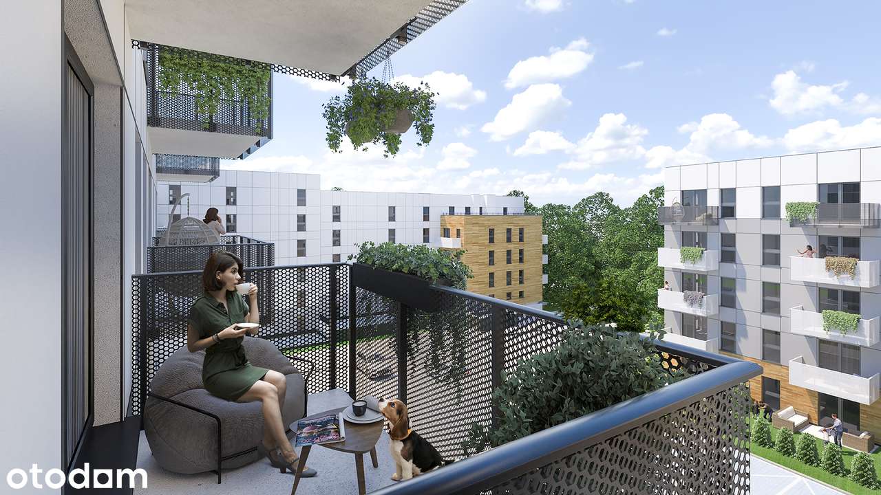 1-pokojowe mieszkanie 30m2 + balkon
