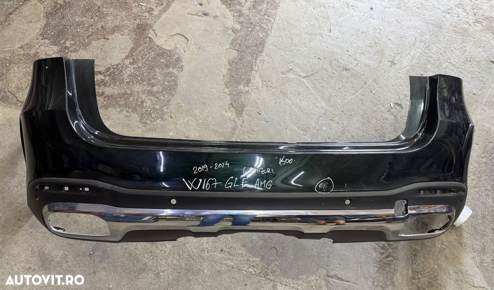 Bara spate MERCEDES GLE AMG W167 an 2019-2024 cu 6 gauri pentru senzori cod A1678851103 - 1
