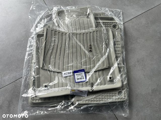 DYWANIKI GUMOWE XC90 5-OS - beżowe 5 szt - 8