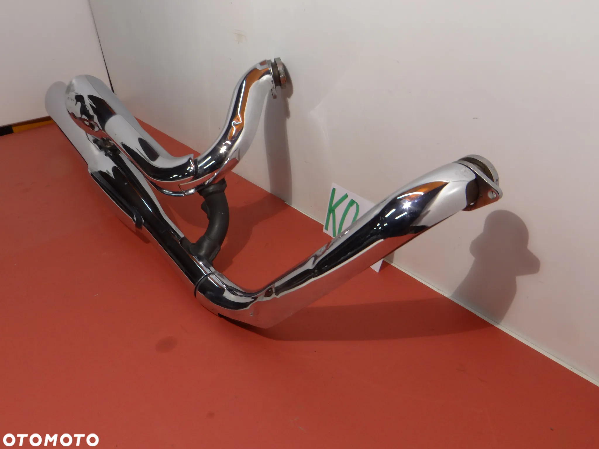 K046  Kawasaki VN 2000 VULCAN TŁUMIK WYDECH KOLEKTOR WYDECHOWY 2004-2009 KAW4662000 - 2