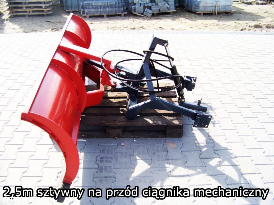 Pług do śniegu EURO 180cm śnieżny NA PRZÓD CIĄGNIKA  2,0m 2,5m 3,0m c330 c360 URSUS T25 - 11