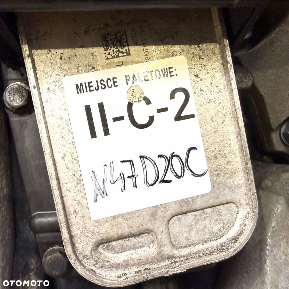 SILNIK N47D20C BMW F30 F31 F20 F21 F10 F11 X3 F25 X1 E84 2.0 D DIESEL - 13