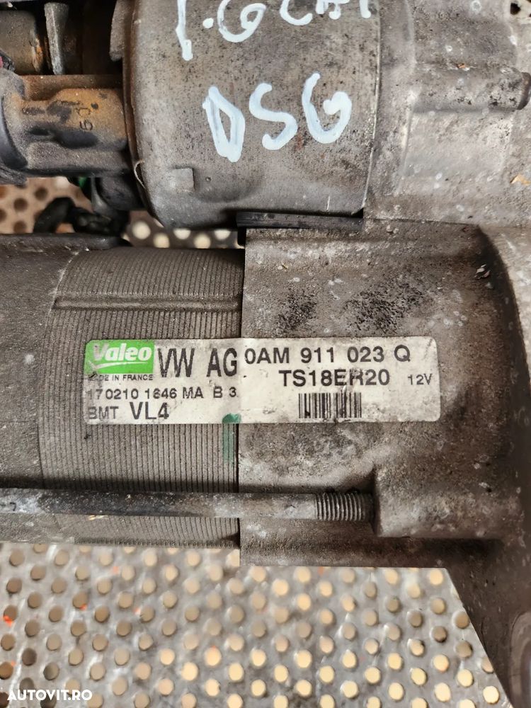 Electromotor Vw Seat Skoda 1.6 Tdi Motor CAY Cutie Automata DSG Cod 0AMQ Golf 6 Passat B7 Touran Je - 6