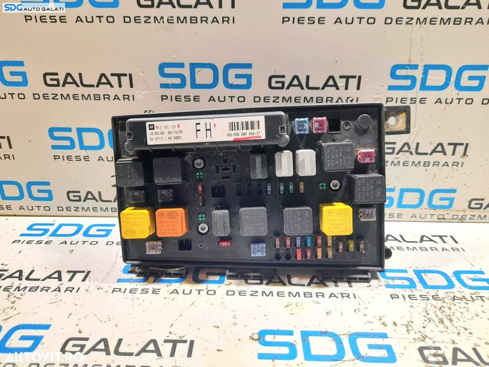 Unitate Calculator Panou Tablou Relee Sigurante Opel Zafira B 1.9 CDTI 2005 - 2011 Cod 13191131 5DK00866837 [N0148] - 1