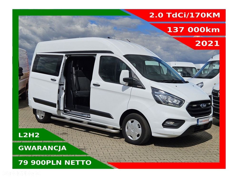 Ford transit-custom L2H2 *79900zł NETTO* Brygadówka 6 osób 2.0TdCi/170KM