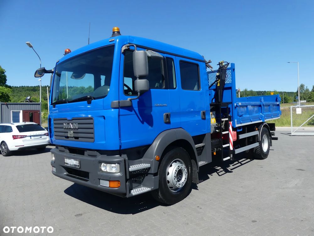 MAN TGM 18.240 / WYWROTKA + HDS / ŁYŻKA / DOKA / DŹWIG / - 5