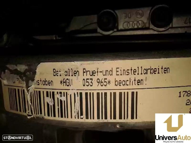 MOTOR COMPLETO AUDI A3 1998 -AGU - 9