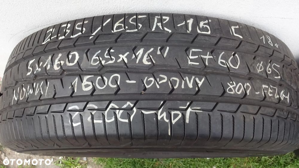 Koła letnie 16'' 5x160 FORD Transit ET60 otwór 65 235/6516 C NÓWKI - 4