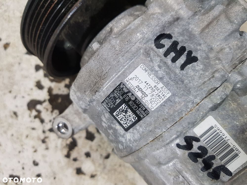 sprężarka klimatyzacji 5q0816803d vw polo vi 2g ibiza v 1.0 mpi chy - 9