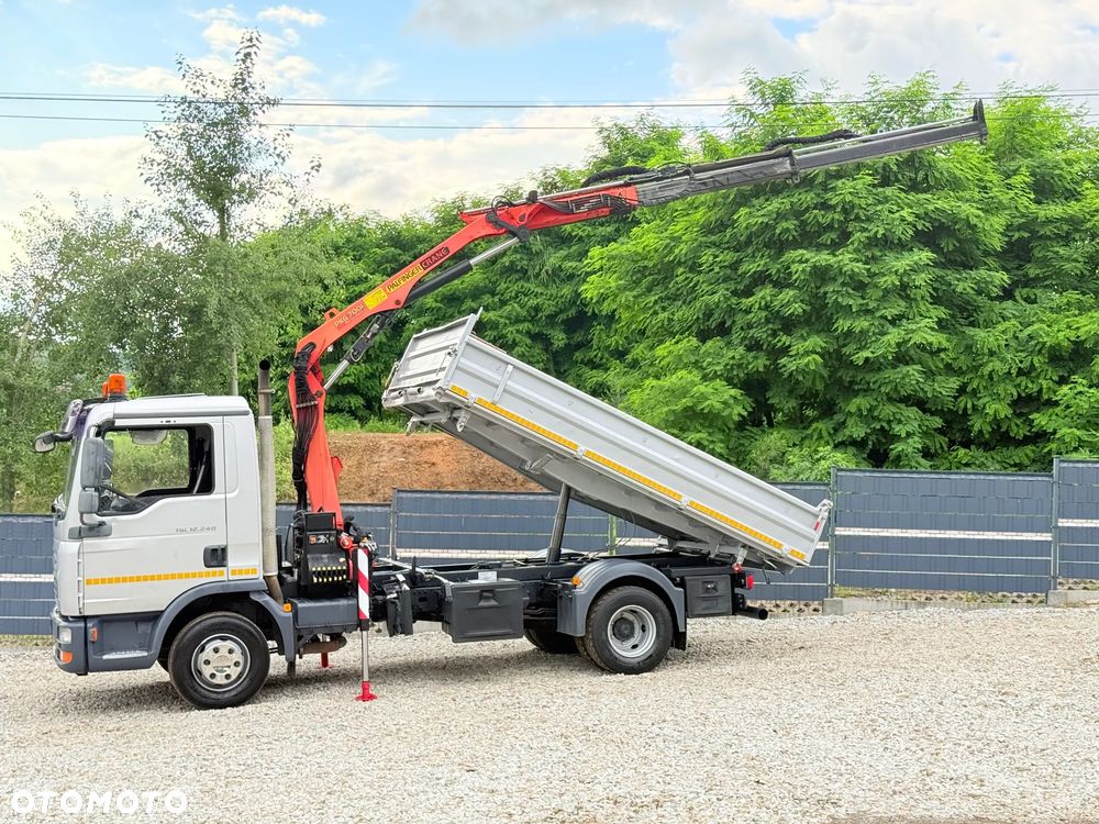 MAN MAN TGL 12-240 Kiper Wywrotka 4x2 Kran PALFINGER PK 12500 BARDZO DOBRY STAN - 19