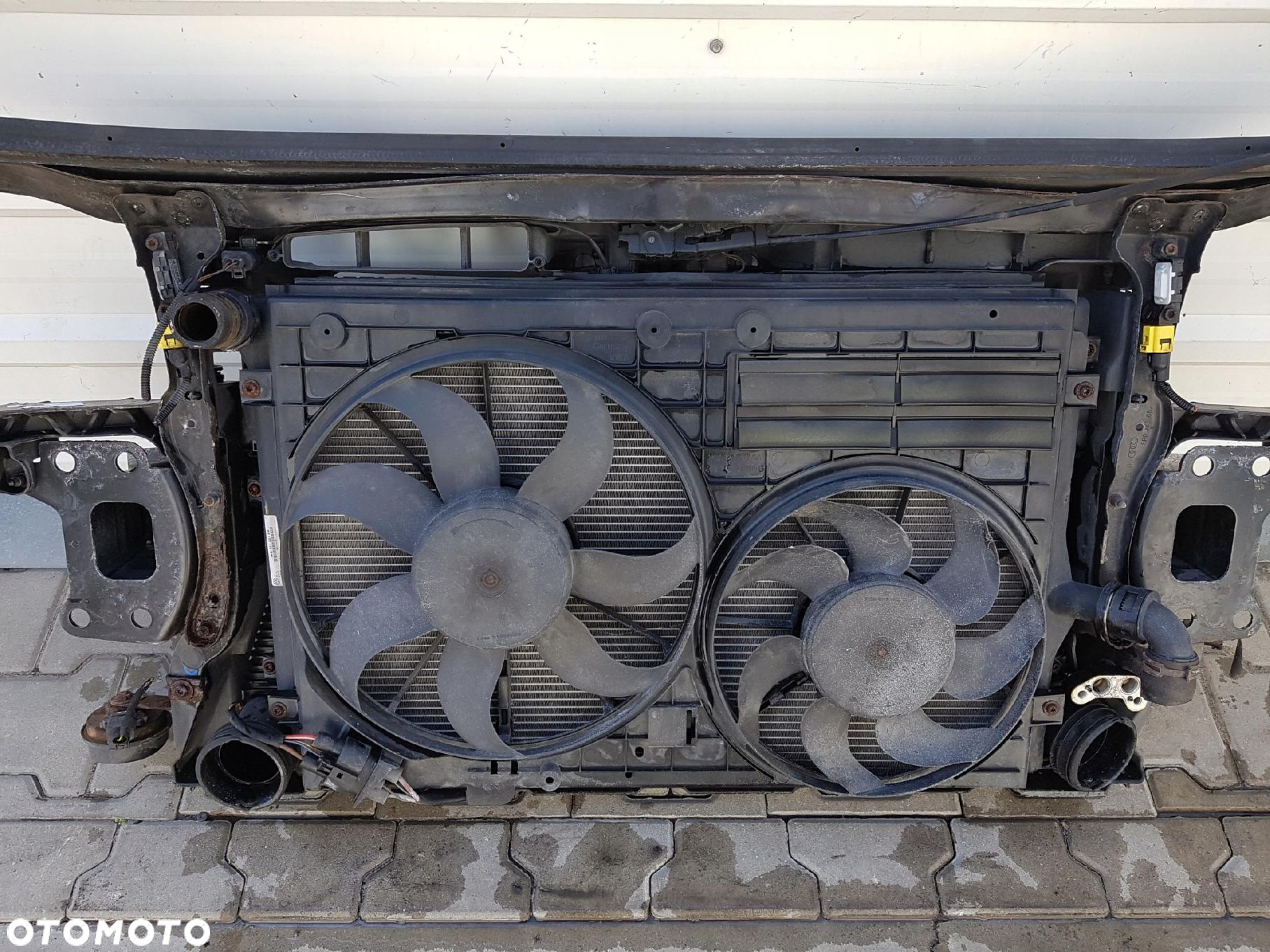AUDI A3 8P 03-07r 2.0 TFSI PAS PRZEDNI CHŁODNICE WENTYLATORY - 4