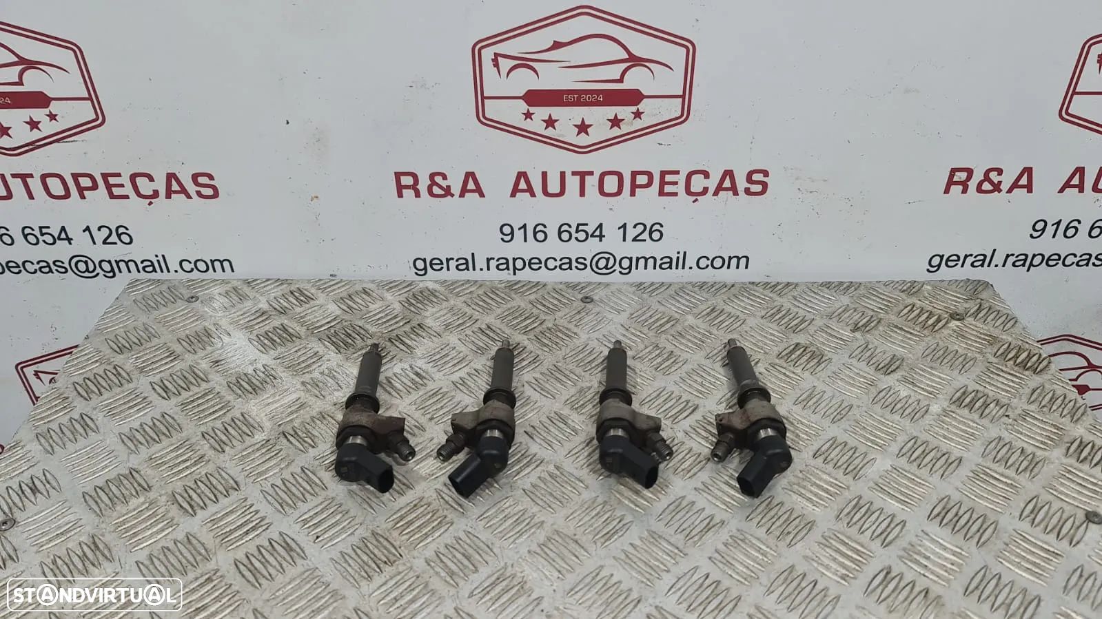 Conjunto de Injetores Peugeot 2.0 HDI SIEMENS  Ref 9636819380 - 1