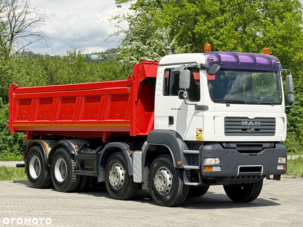 MAN TGA 35.400 * WYWROTKA 6,00 m + BORDMATIC * 8x4 * STAN BDB - 1