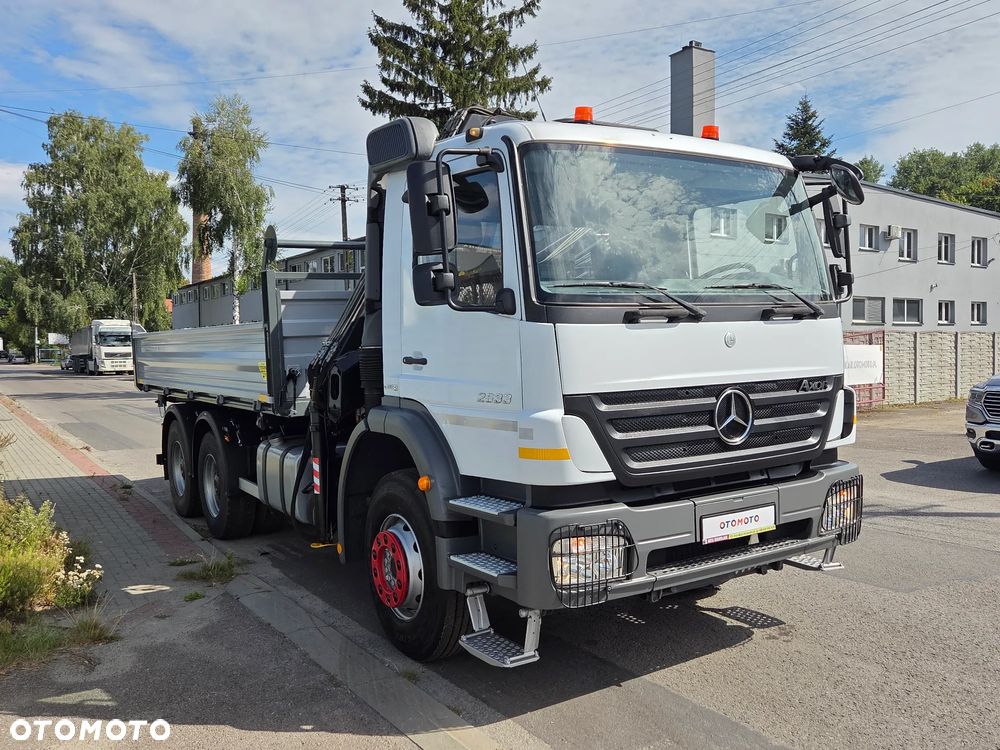 Mercedes-Benz AXOR 2633 6x4 HDS HIAB 122 NOWY KIPER WYWROTKA TYLKO 207.000 km. 330KM EURO 5 - 17