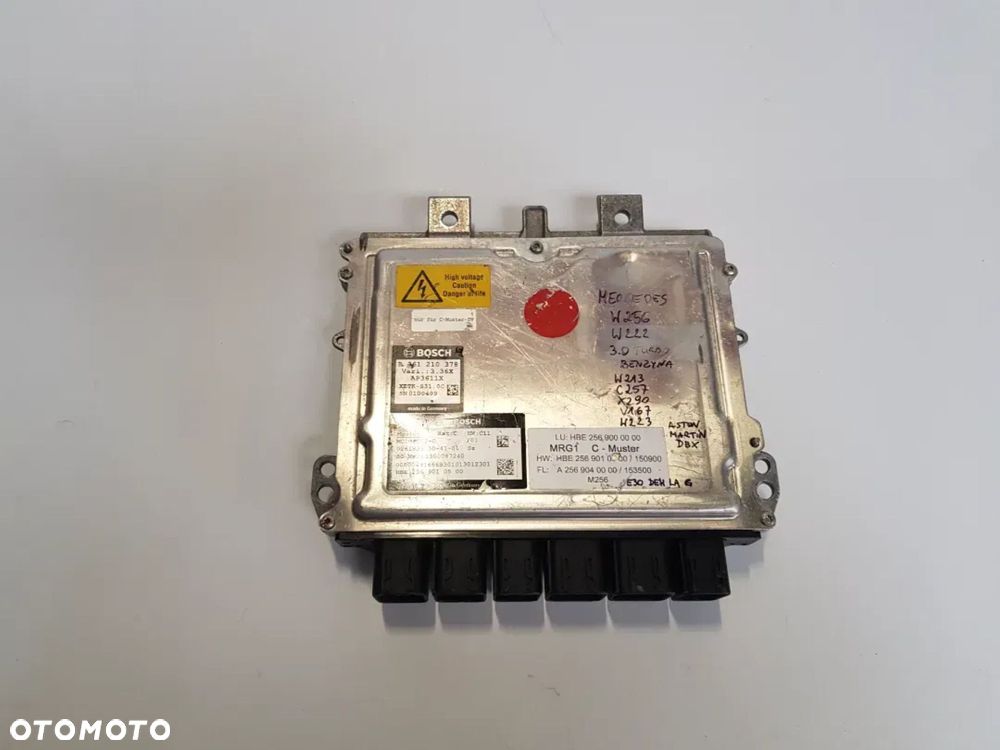 Sterownik moduł silnika Mercedes w256 w222 3.0turbo benzyna w213 c257 x290 v167 w 223 Aston Martin dbx 2569000000 - 2
