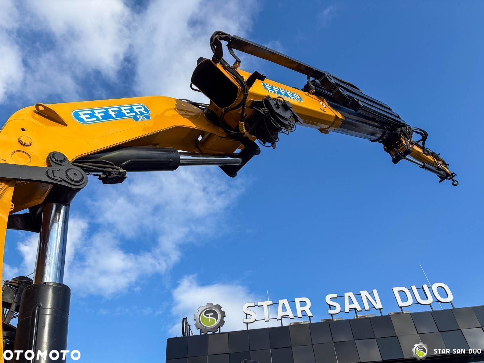 Volvo FMX 500 8x2 Effer 585 Fly Jib Wciągarka HDS Żuraw Crane - 17