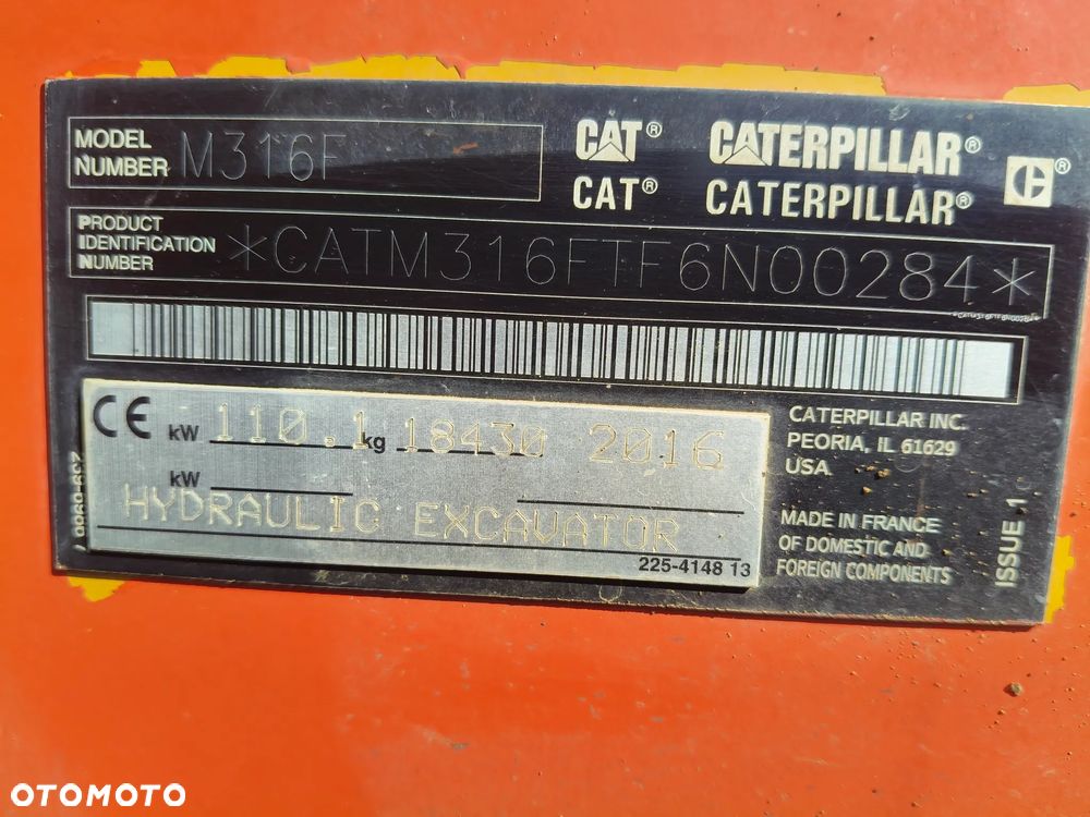 Caterpillar M316F - 12
