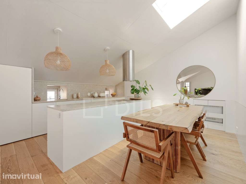 Apartamento T3, com terraço, em São Bento, Lisboa - Grande imagem: 3/16