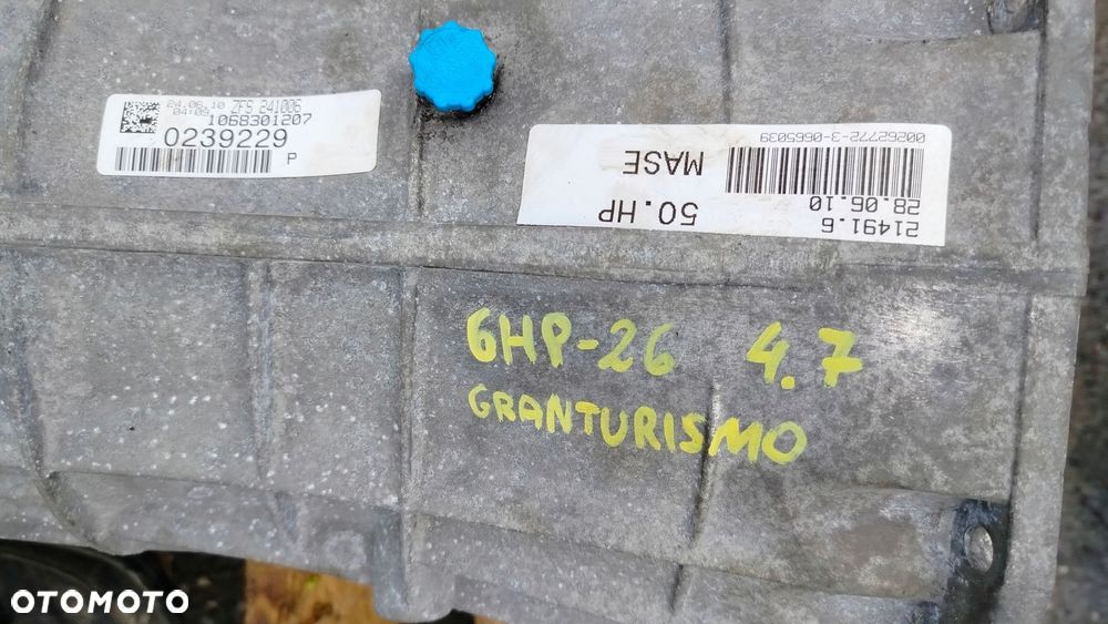 maserati granturismo i 4.7 07r- skrzynia biegów 6hp-26 0665039 - 10