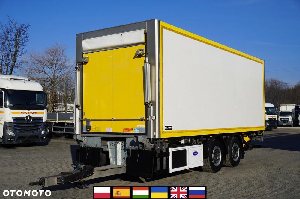 Inny Przyczepa chłodnia przejazdowa ROHR / Carrier Supra 850 / Winda Bär 2500 kg - 1