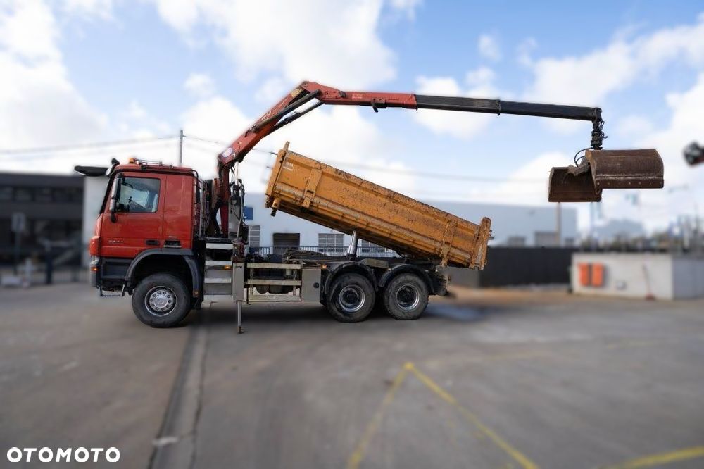 Mercedes-Benz Actros 3344 AK 6x6 +  HDS HMF 1643 Z2 | Wywrotka | 441 KM | Euro 5 - 2