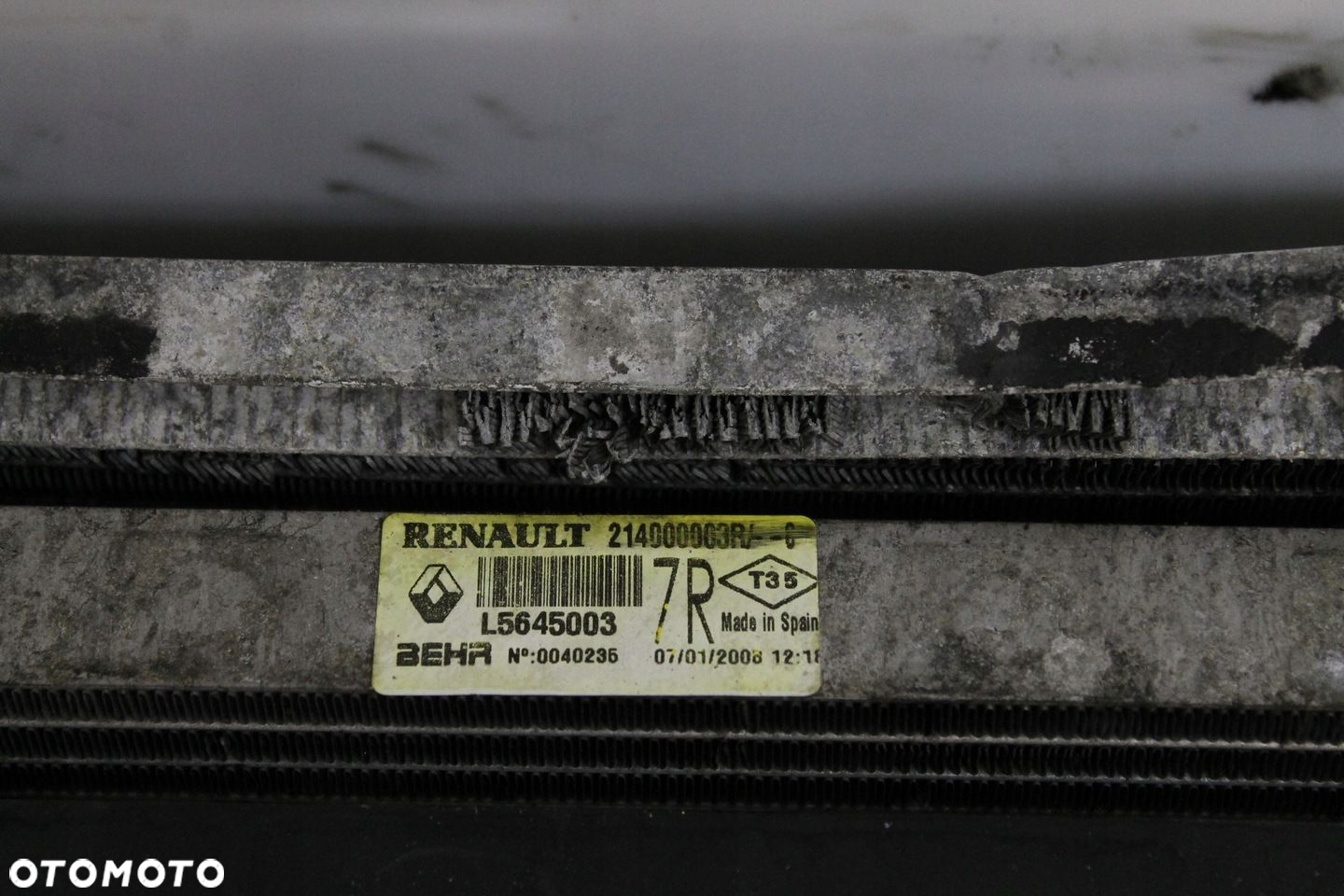 KOMPLET CHŁODNIC INTERCOOLER WENTYLATOR RENAULT LAGUNA 3 III 2007R- 1.5 DCI - 8