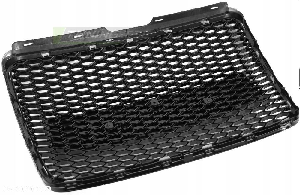 Atrapa Grill Kratka Tuning Black Glossy R S6 Look Audi A6 C6 4f 04-08-11 FL - 4