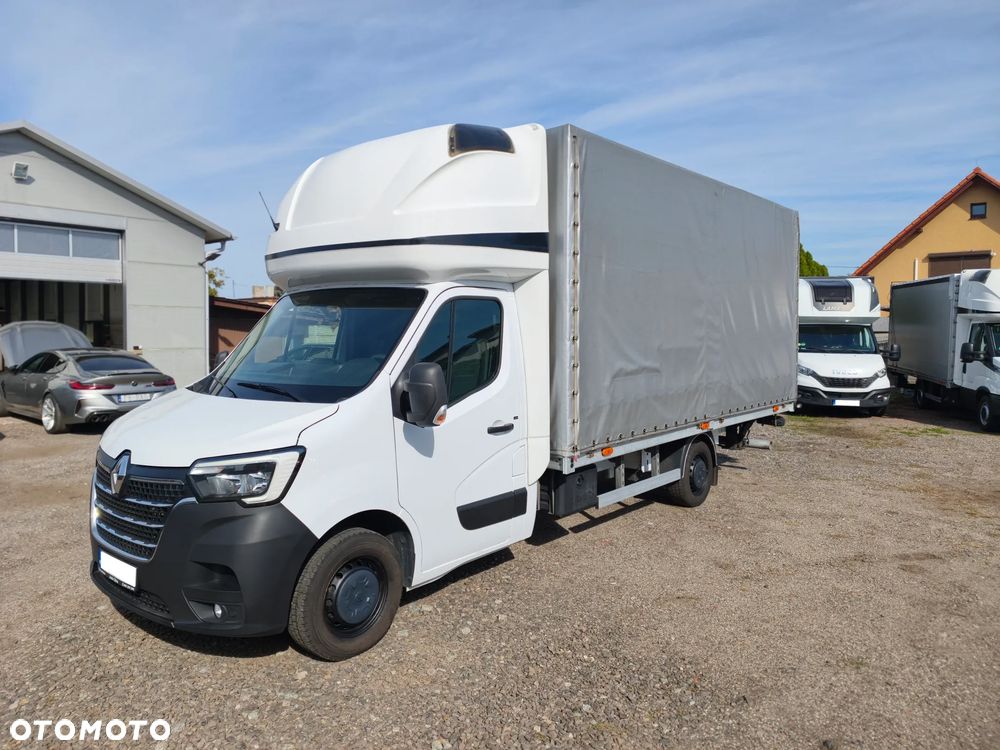 Renault MASTER WINDA 10EP BAR DHOLLANDIA 750KG PLANDEKA 2.3 165KM ZADBANY 2022 PODUSZKI FV23% KLIMA WEBASTO BEZ WKŁADU FINANSOWEGO REG WYSOKOSCI - 1