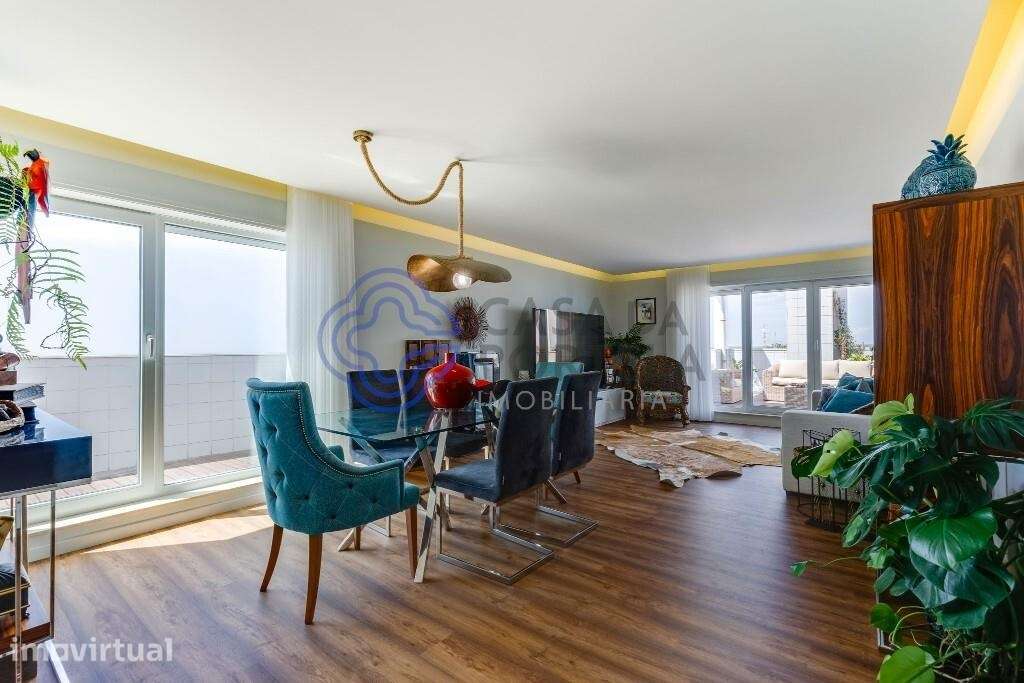 Penthouse T3 com terraço de 100 m2 e vistas de mar em Leça da Palmeira - Grande imagem: 4/53