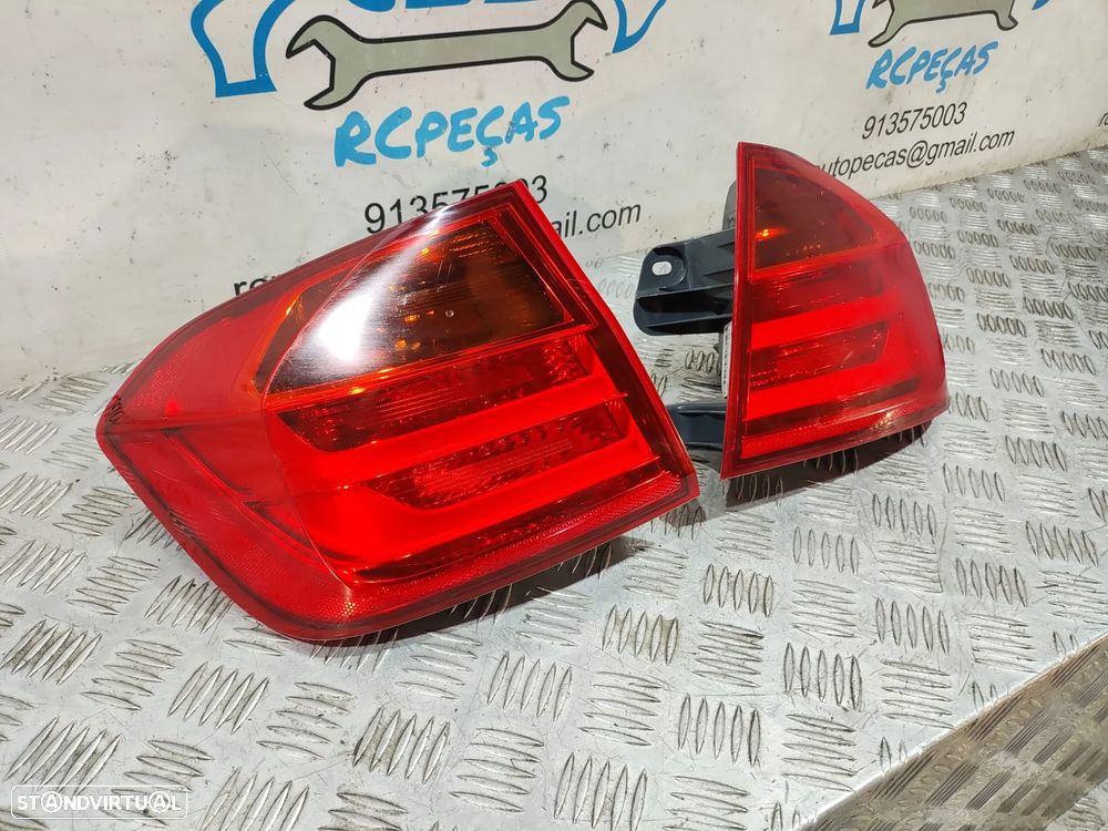 Farolim Farolins Led Traseiros Trás Esquerdo Direito BMW Serie 3 F30 Sedan Carro - 3