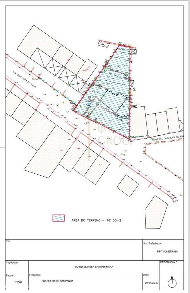 Terreno Único à Venda em Campanhã – 761 m2 ao Lado do Futuro Centro Cu - Grande imagem: 2/2