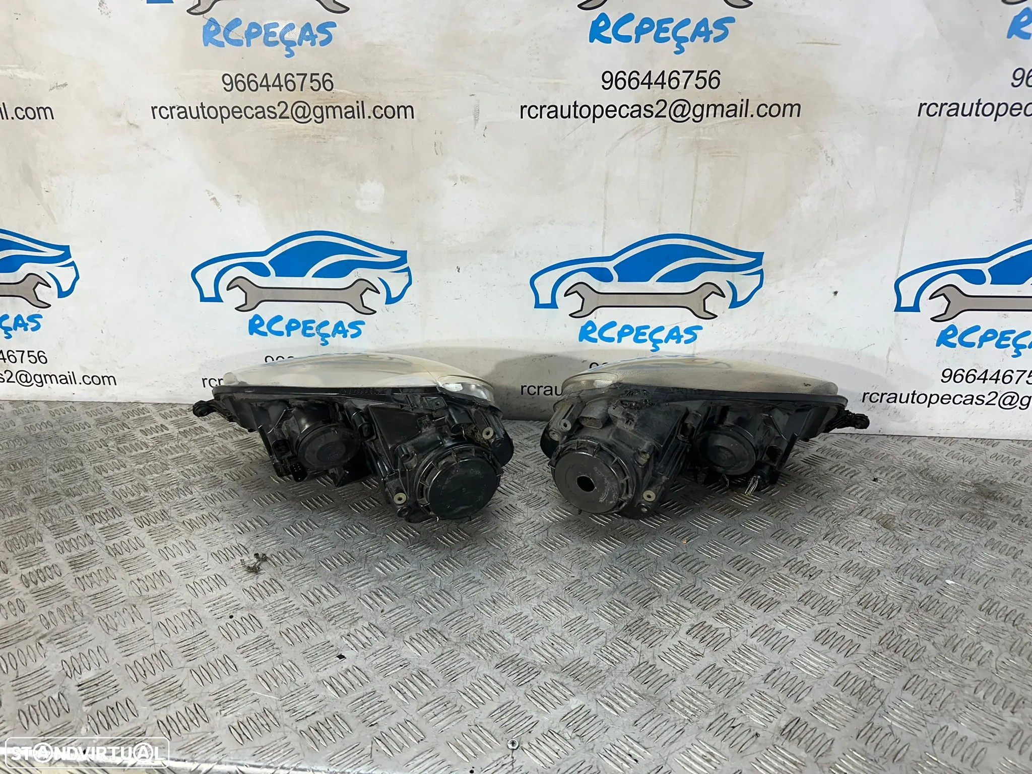 .Conjunto Oticas Farois Esquerda Direita Original VW Volkswagen Golf 5 MK5 V Variant Jetta 1K6941006Q 1K6941005Q 2003 – 2010 - 6
