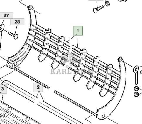 John Deere 9780CTS 9780HM 9780 CTS Klepisko Młócące AH135647 - 1