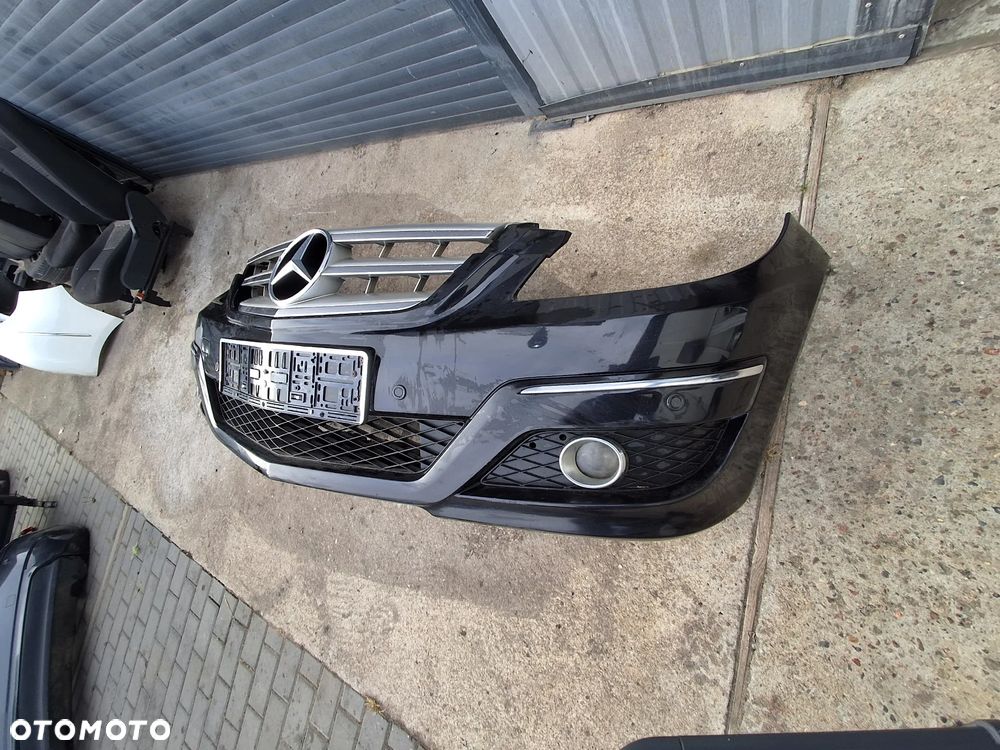 MERCEDES B-KLASA W245 ZDERZAK PO LIFCIE NA PDC CHROM Z GRILLEM KOLOR 191 DO MONTAŻU - 4