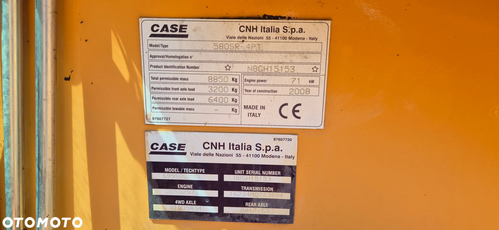 Case 580 SR tylko 1368 godzin z wojska umowa kupna sprzedaży - 15