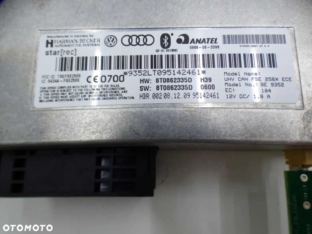 MODUŁ BLUETOOTH 8T0862335D AUDI A5 A4 B8 gorlice - 2