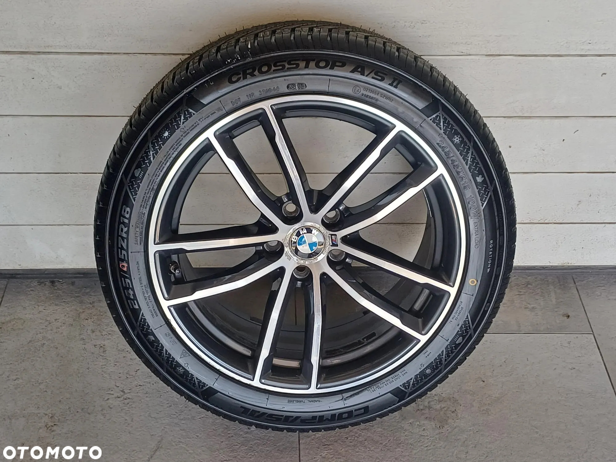 NR 621 Koła Zimowe Alufelgi BMW 5 245/45/18 Compasal Bieżnik ok. 7mm - 3